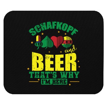 Discover Schafkopf and Beer that's why I'm here Mouse Pads