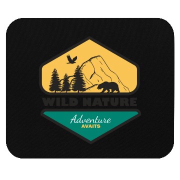Discover Wild nature Adventure Mouse Pads