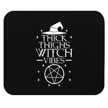 Discover Thick Thighs Witch Vibes Mouse Pads