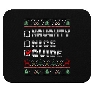 Discover Naughty Nice Guide, Matching Christmas Group Mouse Pads