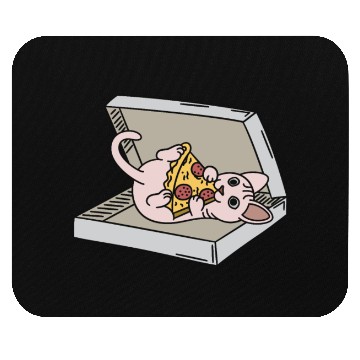 Discover Sphynx Cat Pizza Lover Mouse Pads