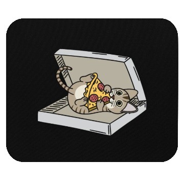 Discover Devon Rex Cat Pizza Lover Mouse Pads