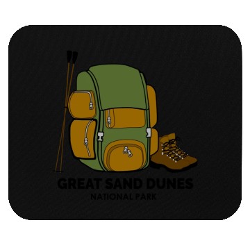 Discover Great Sand Dunes National Park Backpack Mouse Pads