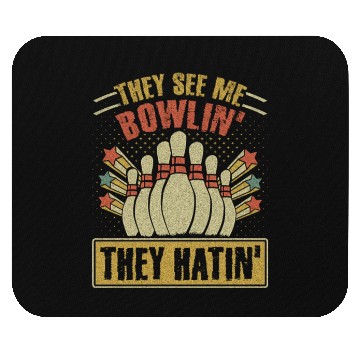 Discover Bowling Bowler Gift Mouse Pads