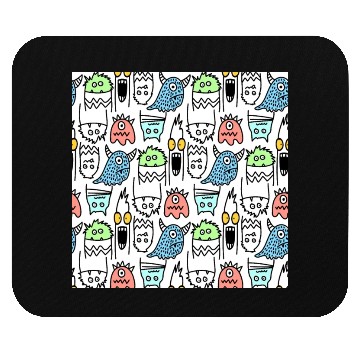 Discover SARAMOM scary pattern Mouse Pads