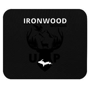 Discover Ironwood Michigan Upper Peninsula Mouse Pads