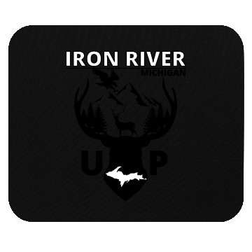 Discover Iron River Michigan Upper Peninsula Mouse Pads