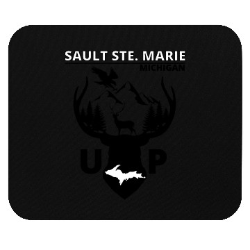 Discover Sault Ste. Marie Michigan Upper Peninsula Mouse Pads