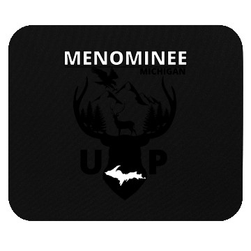 Discover Menominee Michigan Upper Peninsula Mouse Pads
