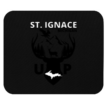 Discover St. Ignace Michigan Upper Peninsula Mouse Pads