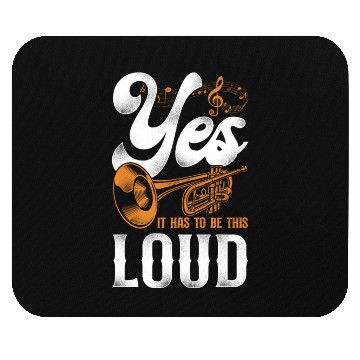 Discover Trumpet Player Vintage Yes It Has Mouse Pads