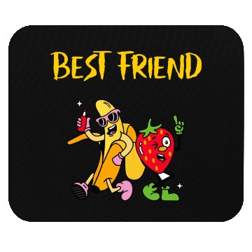 Discover Banana design cartoon Mouse Pads