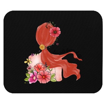 Discover Live wild flower child Mouse Pads
