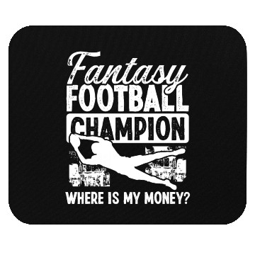 Discover Fantasy Football Championship Funny Money Team Mouse Pads