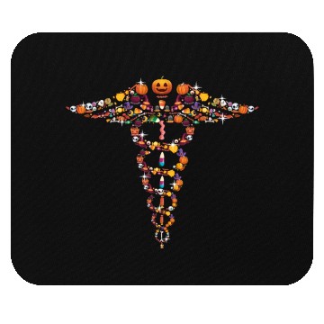 Discover Halloween Medical Sign Mouse Pads