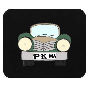 Discover Old Car Khaki Afrikaans PK wa Mouse Pads