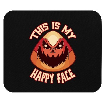 Discover Candy Corn Halloween This Is My Happy Face Funny Mouse Pads
