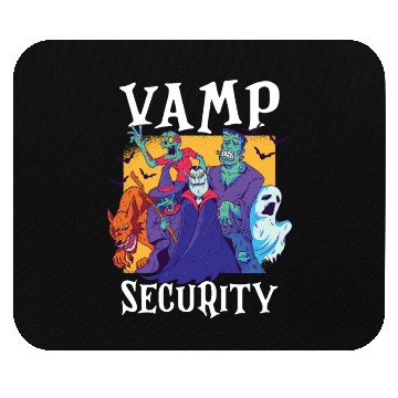 Discover Vamp Security Funny Easy Halloween Costume Mouse Pads
