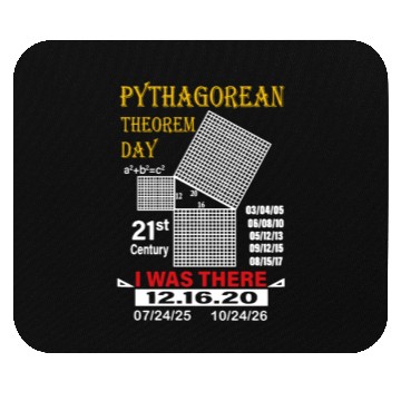 Discover Pythagorean Theorem Day I Was There Math Teacher Mouse Pads