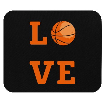 Discover Love Basketball Mouse Pads