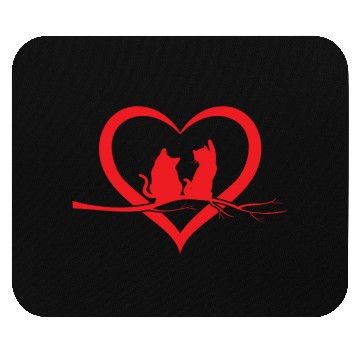 Discover Cats In Lover I Cat Owner Cat Lover Cute Cat Heart Mouse Pads