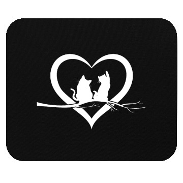 Discover Cats In Lover I Cat Heart Cat Lover Cute Cat Mouse Pads