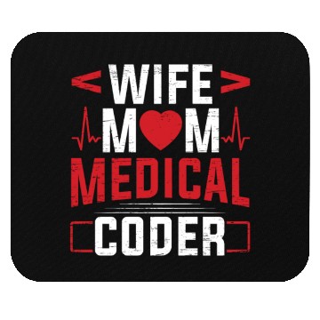 Discover Medical Biller Coding Nurse Wife Mom Medical Coder Mouse Pads