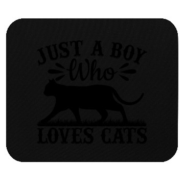 Discover Cat Owner I Just A Boy Who Loves Cats Mouse Pads