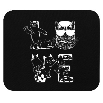 Discover Cat LOVE Cats I Cute Cat Lover I Cat Owner LOVE Ca Mouse Pads