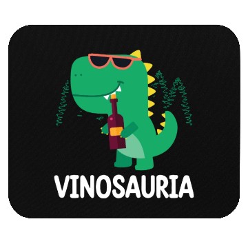 Discover VINOSAURIA | Funny Beer Mouse Pads | Funny Alcohol