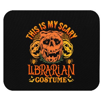 Discover This Is My Scary Librarian Costume Funny Halloween Mouse Pads