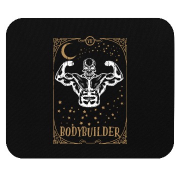 Discover Gym Muscle Tarot Card Occult Club Gothic Mouse Pads