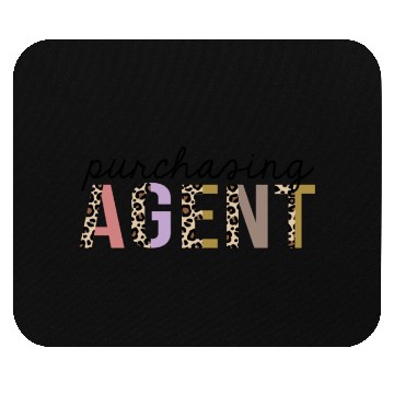 Discover Purchasing Agent Leopard Print Funny Mouse Pads