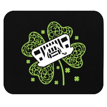 Discover Shamrock Jeep Mouse Pads