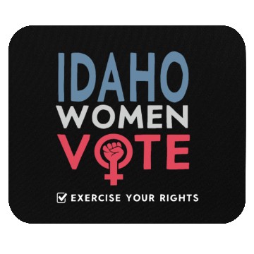 Discover Idaho Women Vote Voter 2022 Election Feminist Mouse Pads