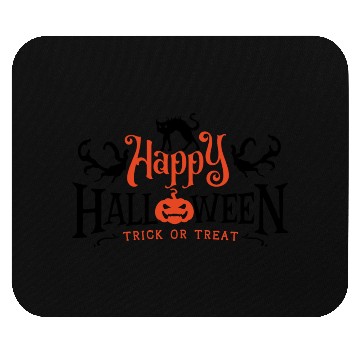 Discover Happy Hallowen Trick Or Treat Mouse Pads