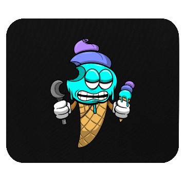 Discover Ice Cream Lovers Summer Candy Mouse Pads