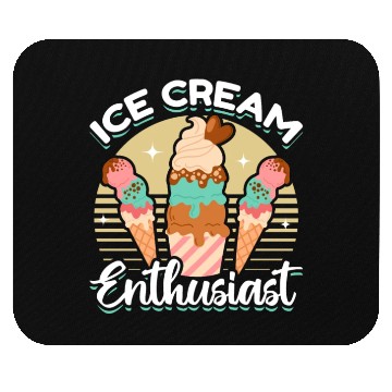 Discover Kawaii Ice Cream Lover Mouse Pads