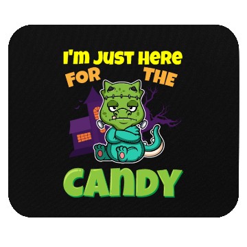 Discover I'm Just Here For The Candy Scary Halloween Beast Mouse Pads