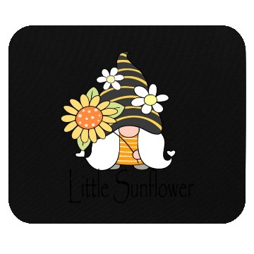 Discover Little Sunflower - Cute Gnomo Mouse Pads