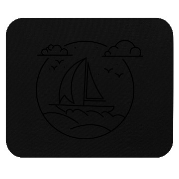 Discover Sail boat Mouse Pads