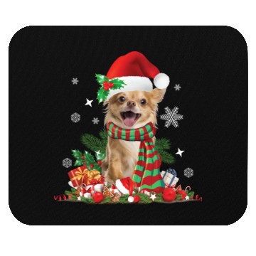 Discover Christmas Chihuahua Dog Mouse Pads