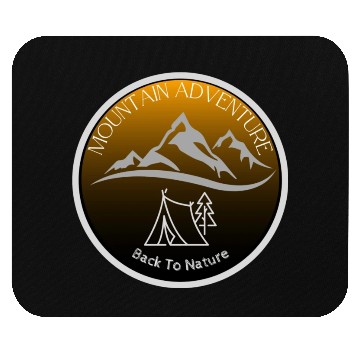 Discover Mountain adventure Mouse Pads