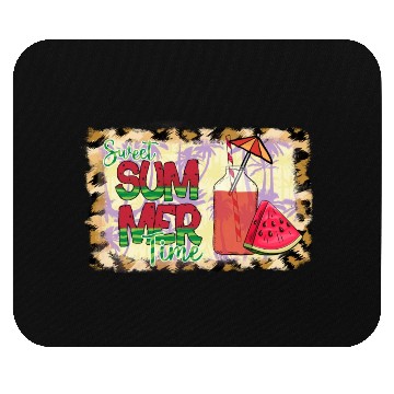 Discover A220425 12 Sweet Summer Time Watermelon Leopard Mouse Pads