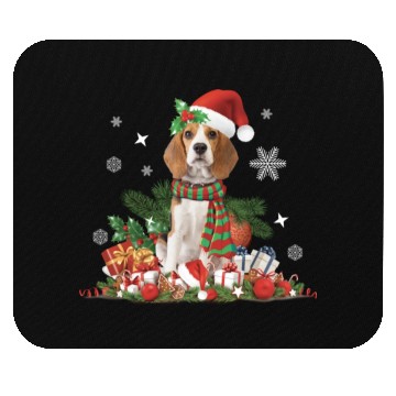 Discover Christmas Beagle Dog Cute Mouse Pads