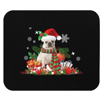 Discover Christmas French Bulldog, Frenchie dog Mouse Pads