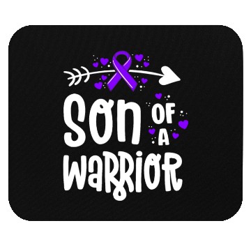 Discover Son Of A Warrior Hodgkins Lymphoma Cancer Mouse Pads