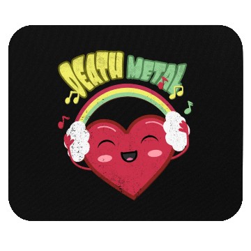 Discover Death Metal Cute Heart Mouse Pads