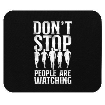 Discover Running Runner Half Marathon Mouse Pads