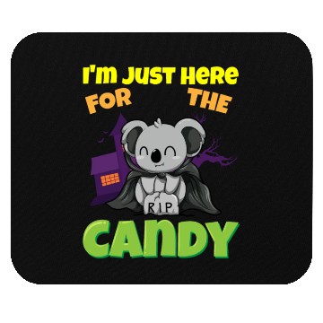 Discover I'm Just Here For The Candy Scary Halloween Beast Mouse Pads